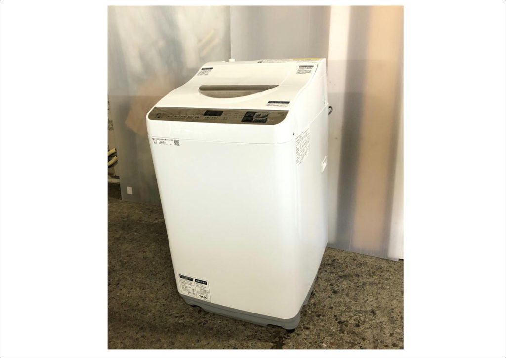 CIUNの洗濯機洗濯機　SHARP ES-T5CBK 5.5kg 2019年式　美品　足つき