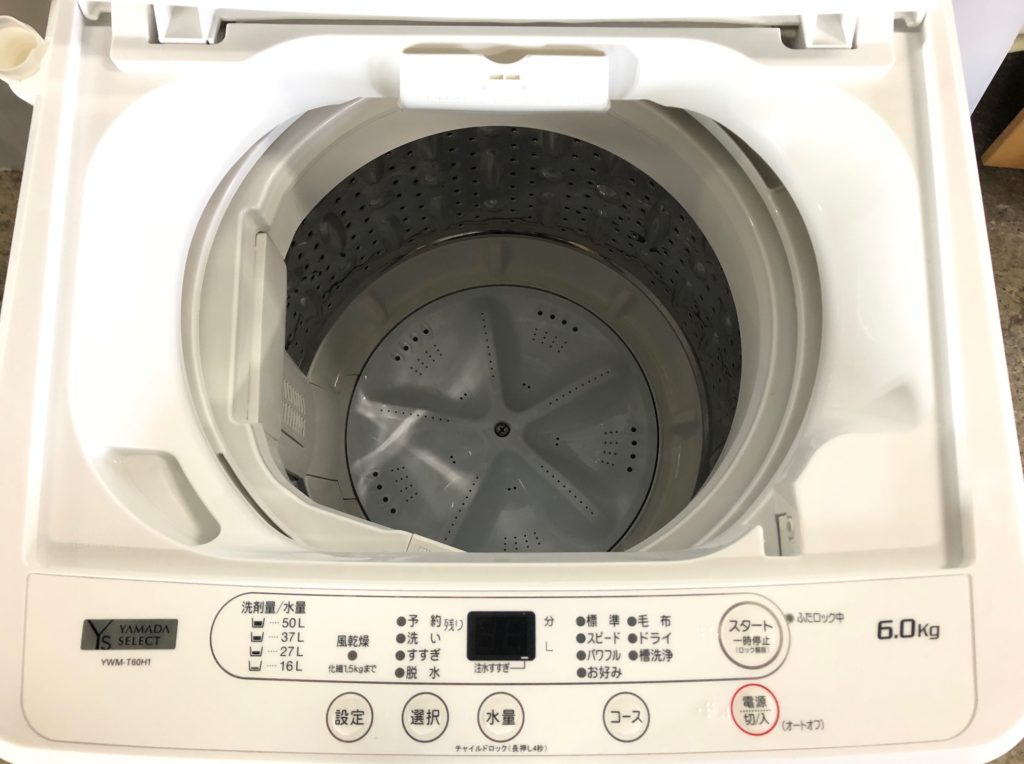 売約》6.0kg洗濯機 2021年製 ヤマダ電機 YWM-T60H1☆状態良好 | 江戸川 