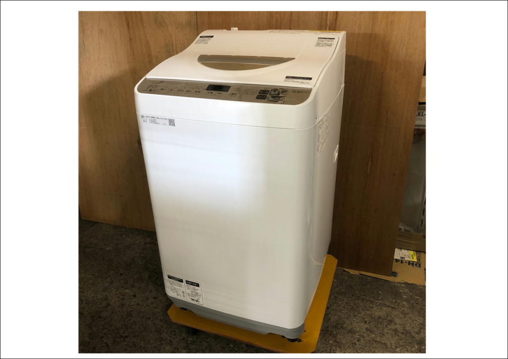 SHARP 洗濯乾燥機 ES-T5DBK 2020年製 5.5㎏ - 生活家電