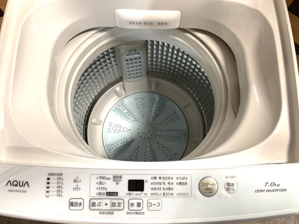 アクア (2021年製)AQW-GV70H-W(ホワイト) 全自動洗濯機 上開き 洗濯7kg ...
