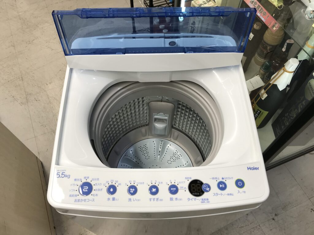5.5kg洗濯機 2020年製 ハイアール 19,000円（20,900円税込）JW-C55FK