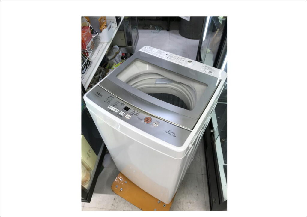 売約》5.0kg洗濯機 2019年製 アクア AQW-GS50G※フィルターに小ヤブレ 