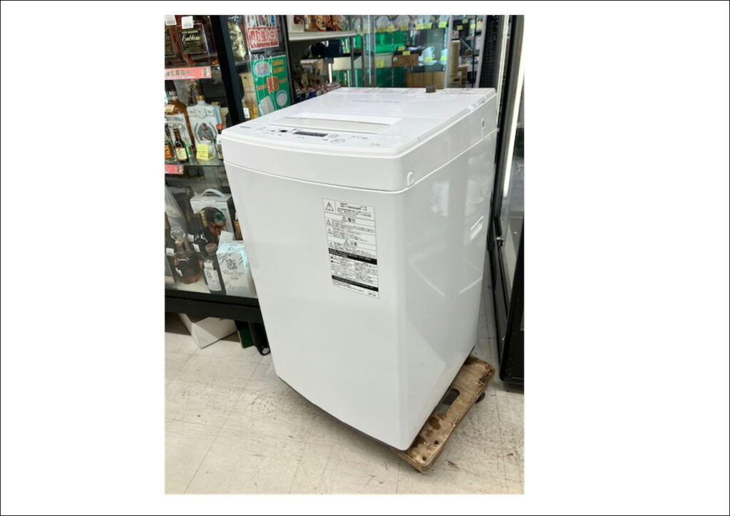 売約》4.5kg洗濯機 2017年製 東芝 AW-45M5※ヒンジにヒビあり | 江戸川 ...
