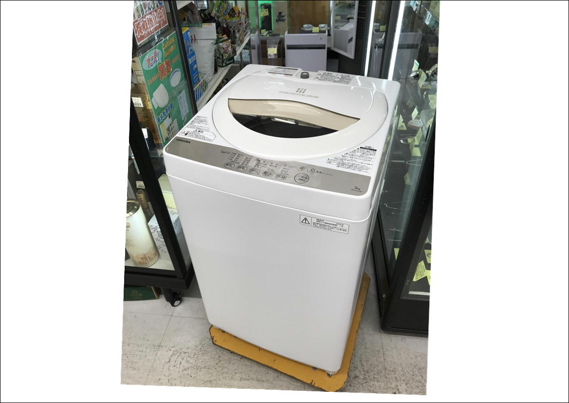 5.0kg洗濯機 2016年製 東芝 16,000円（17,600円税込）AW-5G3 | 江戸川 