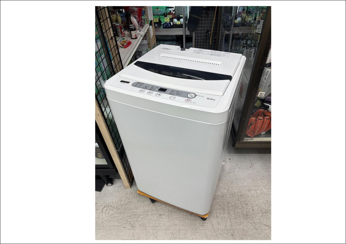 ☆中古 激安！！ ヤマダ電機　6.0kg洗濯機　2019年製　YWM-T60G1　幅53×奥行54×高さ82ｃｍ【KBI038】 ☆中古 激安！！ ヤマダ電機 6.0kg洗濯機 2019年製 YWM-T60G1 幅53