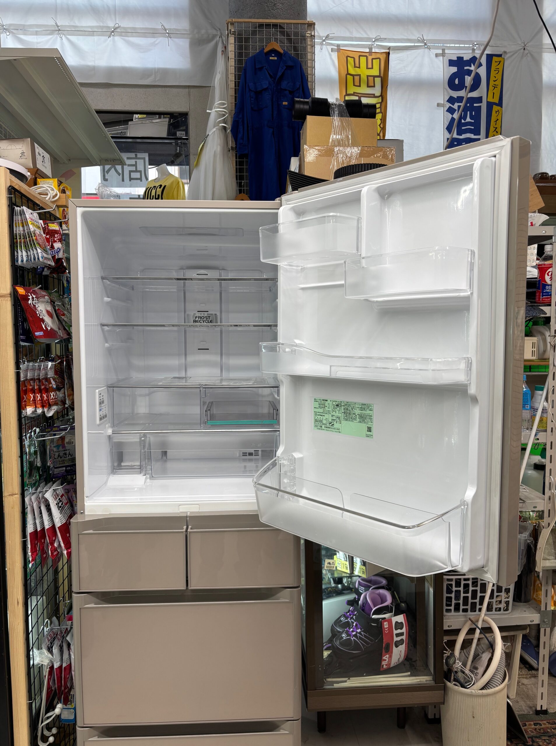 401L冷蔵庫 2021年製 日立 72,000円（79,200円税込）R-S40N☆自動製氷