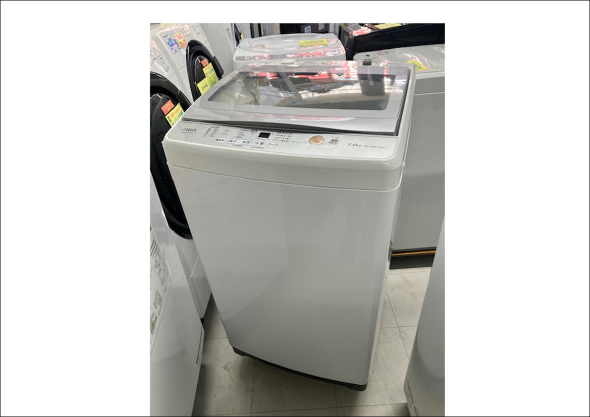 7.0kg洗濯機 2020年製 アクア 21,000円（23,100円税込）AQW-GP70H