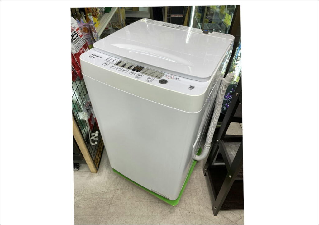 5.5kg洗濯機 2024年製 ハイセンス 17,000円（18,700円税込）HW-T55H